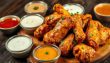 Crispy Air Fried Wings in Air Fryer, baked chicken