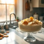 Magnolia Bakery’s Creamy banana pudding layered with fresh bananas, vanilla wafers, and whipped topping, classic dessert recipe for all occasions